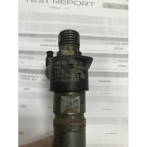Пьезо форсунка б/у Bosch 0445115087 0445116042 Ситроен C5 2.2 HDI
