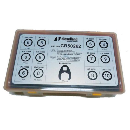 Комплект ключей под гайки распылителя форсунок CR — DL-CR50262