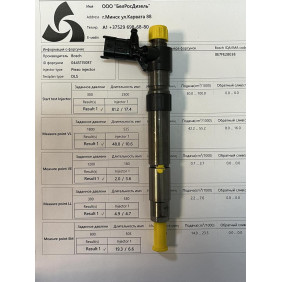 Пьезо форсунка б/у Bosch 0445115087 0445116042 Ситроен C5 2.2 HDI