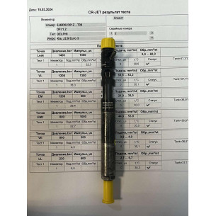 Форсунка б/у Delphi R02301Z, R02801D,33800-4X500 Хундай Кия 2.9 CRDI