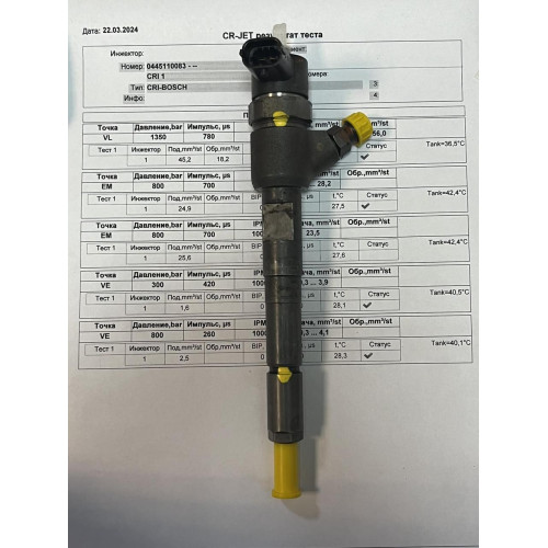 Форсунка б/у Bosch 0445110083 Опель Фиат 1.3D