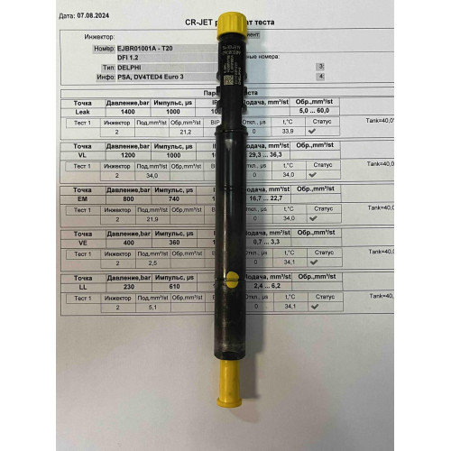 Форсунка б/у Delphi R01001A Пежо, Ситроен 1.4 HDI