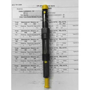 Форсунка б/у Delphi EJDR00501Z FORD 2.0 TDCi