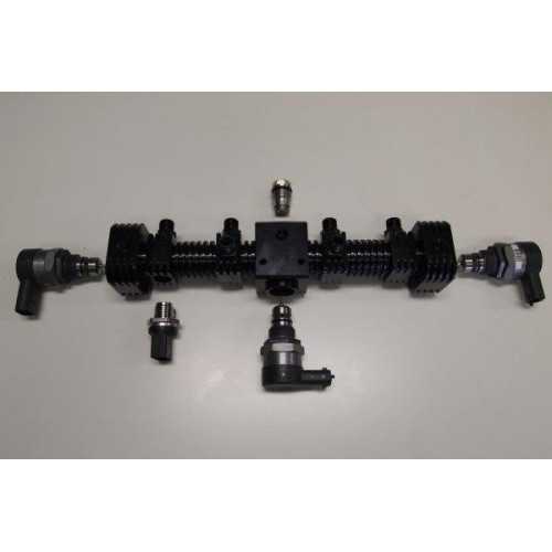 Накопитель давления (Rail) на 3 регулятора для проверки форсунок и насосов