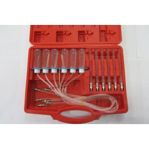 Комплект колб DLAZ0134-10CRM для замера обратного слива топлива с форсунок на автомобиле