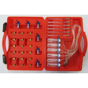 Комплект колб DLAZ0134-12CR для замера обратного слива топлива с форсунок на автомобиле