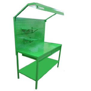 Верстак дизелиста-топлевщика c лампой и ящикам